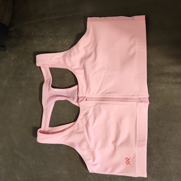 Ruby Ribbon pink zip front sport demiette - Picture 2 of 3